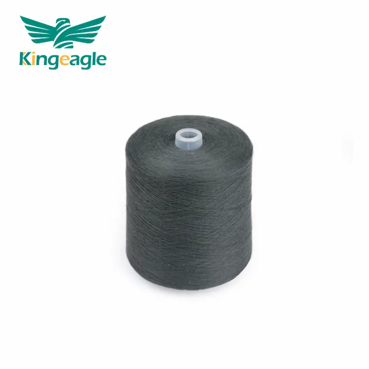 Kingeagle Black Solid Acrylic Yarn
